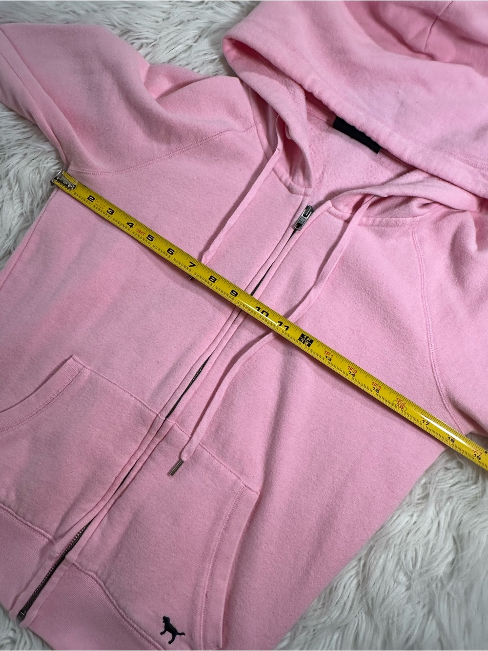 VS PINK • Y2K Peace, Love & Pink Pastel Zip Up Hoodie - Picture 13 of 16